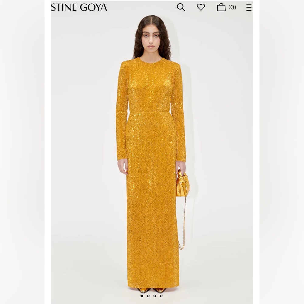 Stine Goya Carson long sleeve maxi dress